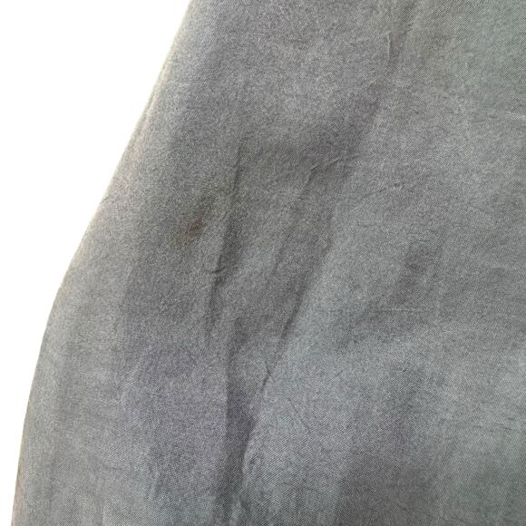 MAKE IT GOOD Blue Patterned Cupro Slip Tank Dress Women's Size Medium USA Made - Picture 7 of 7